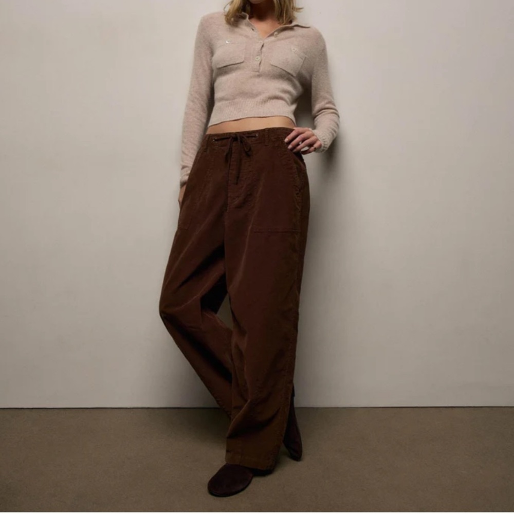 Corduroy Utility Pant in Chestnut